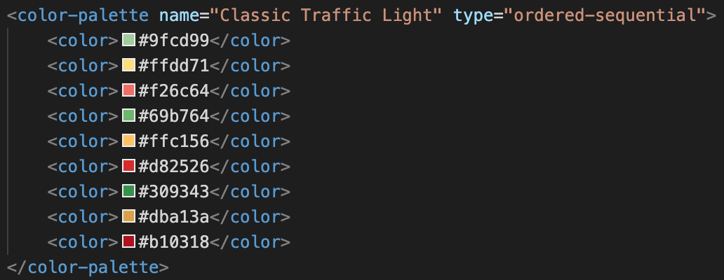 color palette