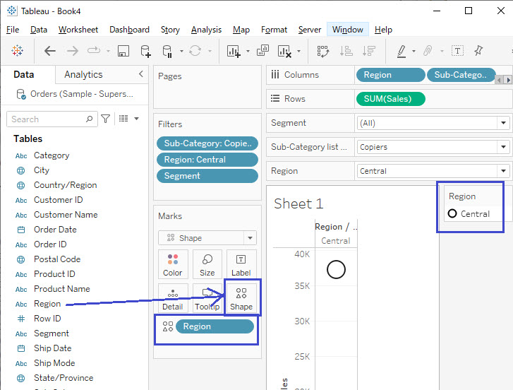 Showing Legends on Dashboards | Tableau Software