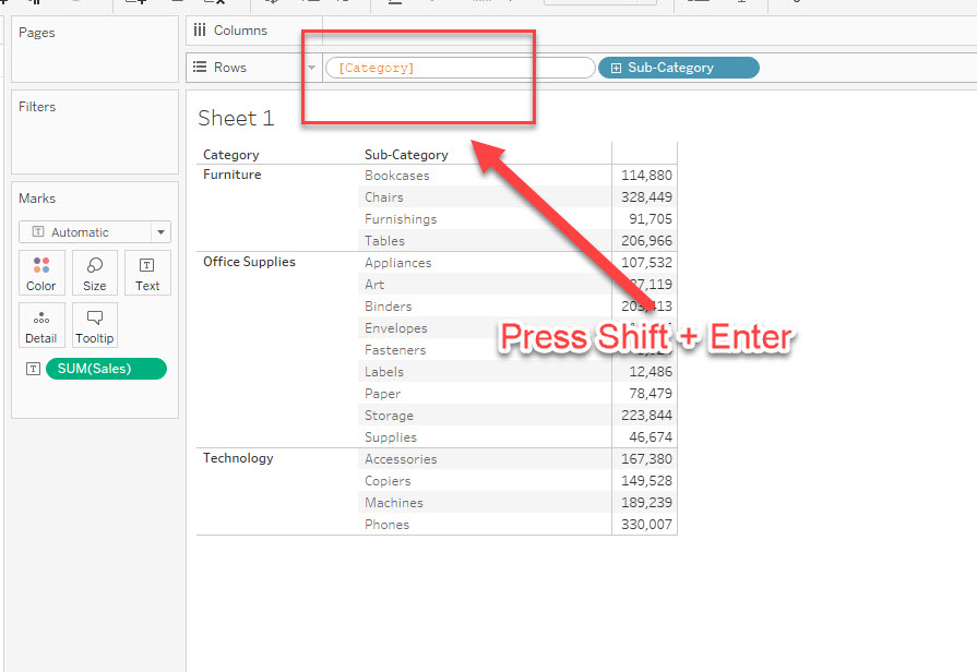 How to Change or Rename the Dimension Header in a View Without