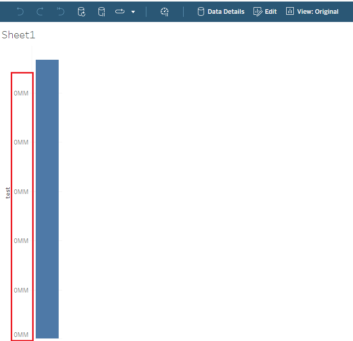 Custom number format of axis is shown incorrectly after publishing